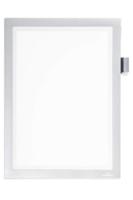 498923 Durable Magnetic Silver Information Frame, 323mm Height, 236mm Width