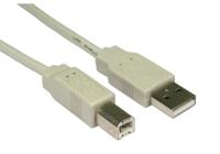 286-3295 RS PRO USB 2.0, Male USB A to Male USB B, 480Mbps, 5m