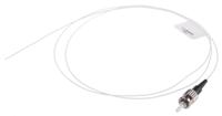 536-8648 RS PRO ST to Unterminated Simplex Multi Mode OM2 Fibre Optic Cable, 50/125μm, Orange/White, 1m
