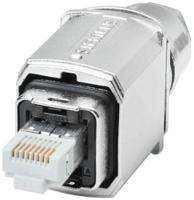 6gk19011bb216aa0 Siemens Plug Ethernet Connector, Cable Mount, Cat6a Straight 4 x 2 Port 8 -Way