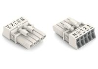 890-225 WAGO 890 Series Female Lighting Connector, 5-Pole, Female, 5-Way, Plug-In Mount, 13A, IP20, IP40