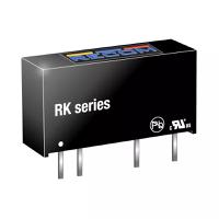 rk-1505s Recom RK DC-DC Converter, 5V dc/ 200mA Output, 13.5 → 16.5 V dc Input, 1W, Through Hole, +90°C Max Temp -40°C