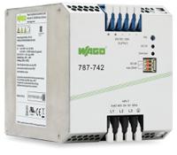 787-742 WAGO 787 Switched Mode DIN Rail Power Supply, 360 → 575 V ac / 500 → 650V dc ac, dc Input, 24V dc dc
