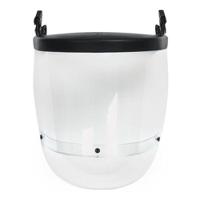 ann014-521-300 JSP Clear Acetate Visor with Brow, Chin Guard , Resistant To Flying Particles, Liquids