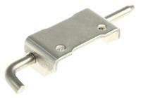 12-a-3862 Pinet Stainless Steel Concealed Hinge, Bolt-on Fixing, 82mm x 21mm x 2.8mm