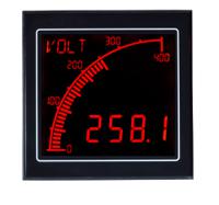 apm-m2-ano Trumeter LCD Digital Panel Multi-Function Meter for MPS, Voltage or Frequency, 68mm x 68mm