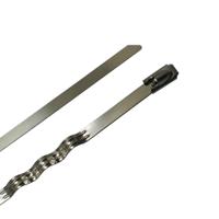 183-4170 RS PRO Cable Tie, Zig Zag, 360mm x 7.9 mm 316 Stainless Steel, Pk-100