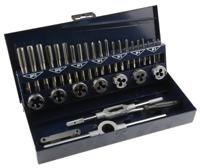 10711 EVENTUS 16-Piece HSS Thread Tap & Die Set, M3 - M12 Taps, M3 - M12 Dies
