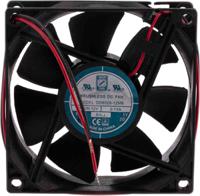 541-5047 RS PRO Axial Fan, 12 V dc, DC Operation, 52.7m³/h, 1.45W, 130mA Max, 80 x 80 x 25mm