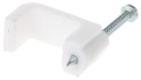 233-590 RS PRO White PE Rectangular cable clip