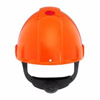 g30nor 3M Peltor Uvicator G3000 Orange Safety Helmet, Ventilated