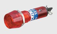 bn-5701-1-r Red Neon Indicator Lamp, Solder Tabs, 100 → 125 V ac