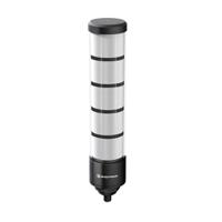 68659315 Werma RST 56 Series Blue, Green, Red, White, Yellow Buzzer Signal Tower, 5 Lights, 24 V, Built-in Mounting