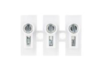 136-7889 RS PRO Terminal Block Connector, 3-Way, 6A, 14 AWG Wire, Push In Termination