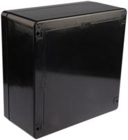 144-4458 RS PRO Black Glass Fibre Reinforced Polyester Junction Box, IP66, ATEX, IECEx, 255 x 250 x 120mm