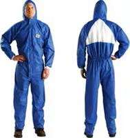 4530-b-m 3M Blue, White Coverall, M