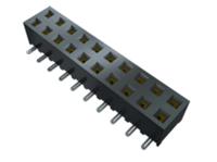 smm-110-02-s-s-k-tr Samtec SMM Series Straight Surface Mount PCB Socket, 10-Contact, 1-Row, 2mm Pitch, SMT Termination