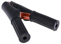 bu-46a-0l Mueller Electric Crocodile Clip, Copper-Plated Steel Contact, 50A, Black