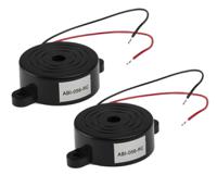 179-7442 RS PRO 90dB Lead Wire Buzzer Internal Piezo Buzzer, 41.8 (Dia.) x 16mm, 3V dc Min, 28V dc Max