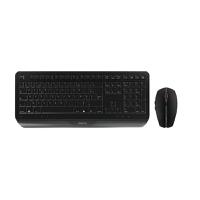 jd-7000fr-2 Cherry CHERRY GENTIX DESKTOP Wireless Ergonomic Keyboard and Mouse Set, AZERTY (France), Black