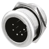 nc5mpr-hd Neutrik Panel Mount XLR Connector, Male, 50 V, 5 Way, Gold over Nickel Plating