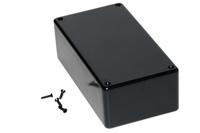 1591dsbk Hammond 1591 Series Black ABS Enclosure, IP54, Black Lid, 150 x 80 x 46mm