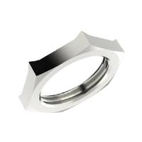 5210331053112620 Lapp SKINTOP Series Metallic Nickel Plated Brass Cable Gland, M16 Thread, 4.5mm min., 9mm max., IP68