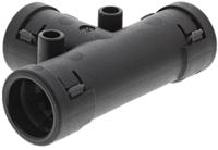 bvtd-121212gt PMA T Piece, Conduit Fitting, NW12 x 3 Nominal Size, PA 6, Black IP66 rating