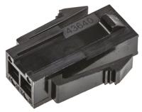 43640-0200 Molex, Micro-Fit 3.0 Male Connector Housing, 3mm Pitch, 2 Way, 1 Row