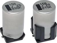 eehzs1j151p Panasonic 150μF Surface Mount Polymer Capacitor, 63V dc