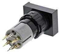 31-461036 EAO 31 Series Illuminated Push Button Switch, Latching, PCB, 16mm Cutout, SPDT, 42V ac/dc, IP40