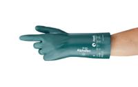 58001100 Ansell 58-001 Green Nitrile Work Gloves, Size 10, Nitrile Coating