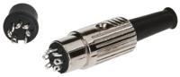 491-229 RS PRO 7 Pole Din Socket, 1A, 100 V ac, Push Lock, Female, Cable Mount