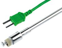 911-9885 RS PRO K Surface Temperature Probe, 210mm Length, 12mm Diameter, +1100 °C Max, With SYS Calibration