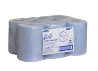 6658 SCOTT Scott Rolled Blue Paper Towel, 198mm