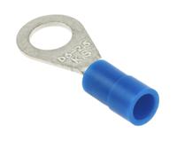 178-7262 RS PRO Insulated Ring Terminal, 6.5mm Stud Size, 1.5mm² to 2.5mm² Wire Size, Blue