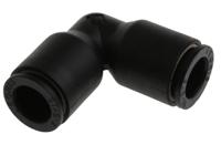 3102-08-00 Legris LF3000 Series Elbow Tube-toTube Adaptor, Push In 8 mm to Push In 8 mm, Tube-to-Tube Connection Style