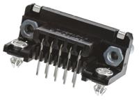 5747844-6 TE Connectivity Amplimite HD-20 9 Way Right Angle Through Hole D-sub Connector Socket, 2.74mm Pitch, with 4-40 UNC