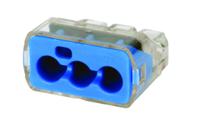 30-1039eu Ideal Industries Push in connectors Series Connector, 3-Way, 41A, 6mm² Wire, Push-In Termination