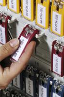 195701 Durable Plastic Key Tags