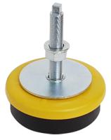 126-3897 RS PRO M16 Rubber Adjustable Foot, 1500kg Static Load Capacity