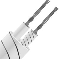 827-6069 RS PRO Type J Thermocouple Cable/Wire, 25m, Unscreened, Glass Fibre Insulation, +350°C Max, 1/0.2mm