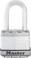 m1eurdlfcc Master Lock Padlock Weatherproof Laminated Steel Padlock, 8mm Shackle, 45mm Body