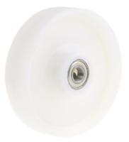 4007-cc LAG White Polyamide Hygienic, Low Rolling Resistance, Non-Marking Trolley Wheel, 600kg