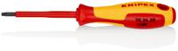 98-26-20 Knipex Torx Insulated Screwdriver, TX20 Tip, 80 mm Blade, VDE/1000V, 185 mm Overall