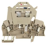 1616410000 Weidmuller  Z Series Beige, Single-Level, Clamp Termination, Fused