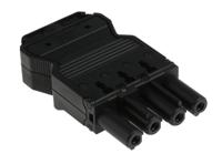 9294330531 Wieland GST18i4 Series Mini Connector, 4-Pole, Female, Cable Mount, 20A, IP40
