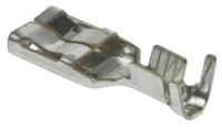 1544504-2 TE Connectivity Microlock Uninsulated Female Spade Connector, Receptacle, 6.35 x 0.8mm Tab Size