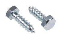 144-3543 RS PRO Hex Coach Screw, Steel Bright Zinc Plated, 12mm x 40mm