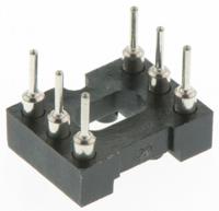 110-87-306-41-001101 Preci-Dip 2.54mm Pitch Vertical 6 Way, Through Hole Turned Pin Open Frame IC Dip Socket, 1A